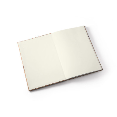 NERUDA. A5 notepad with hardcover made from natural straw fibres
